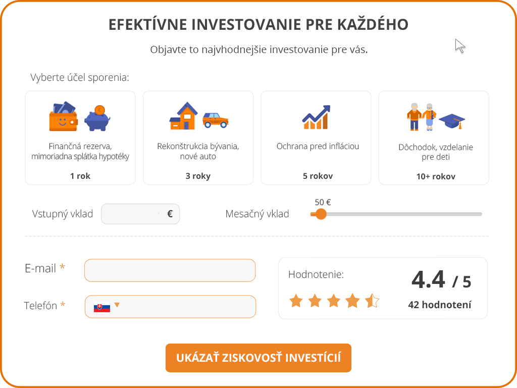 Fingo.sk investovanie kalkulačka